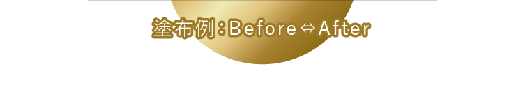 塗布例：Before⇔After